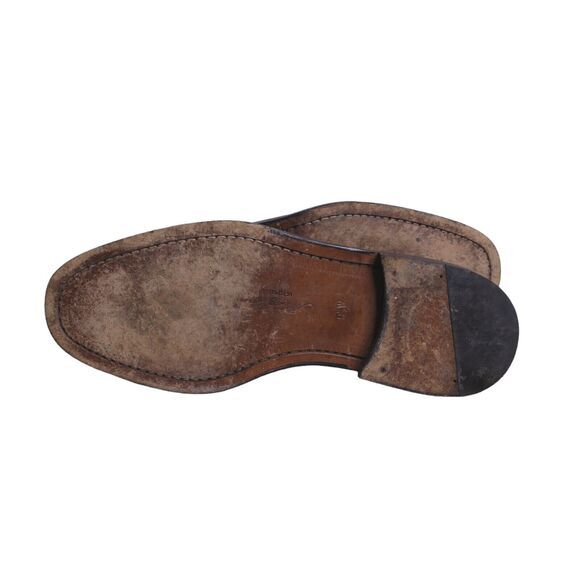 Mezlan Fiore Men's 9.5W Black Leather Split Toe Derby Dress Shoes Made in Spain - Picture 9 of 16